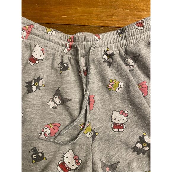 Hello Kitty and Friends Sanrio Small grey lounge sleep shorts - Picture 2 of 5